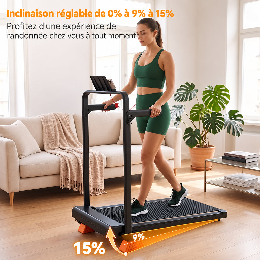 Tapis de marche pliable inclinable – vue 4