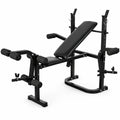 Banc de musculation pliable – Développé couché, butterfly, curl et leg curl
