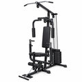 Station de musculation à charges guidées 41 kg – Butterfly, curl biceps, presse à jambes