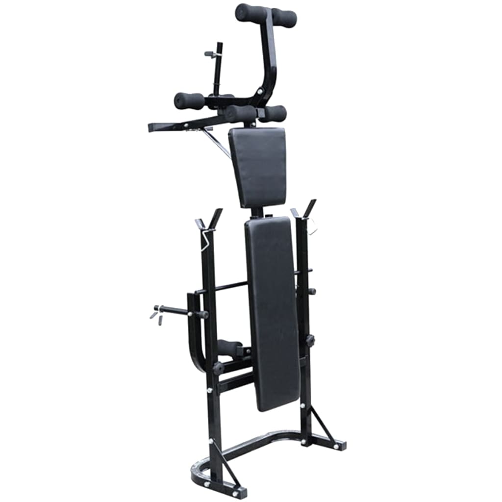 Banc de musculation pliable – Développé couché, butterfly, curl et leg curl