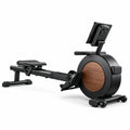 Rameur magnétique 16 niveaux – Rail 120 cm, support tablette, charge max 160 kg